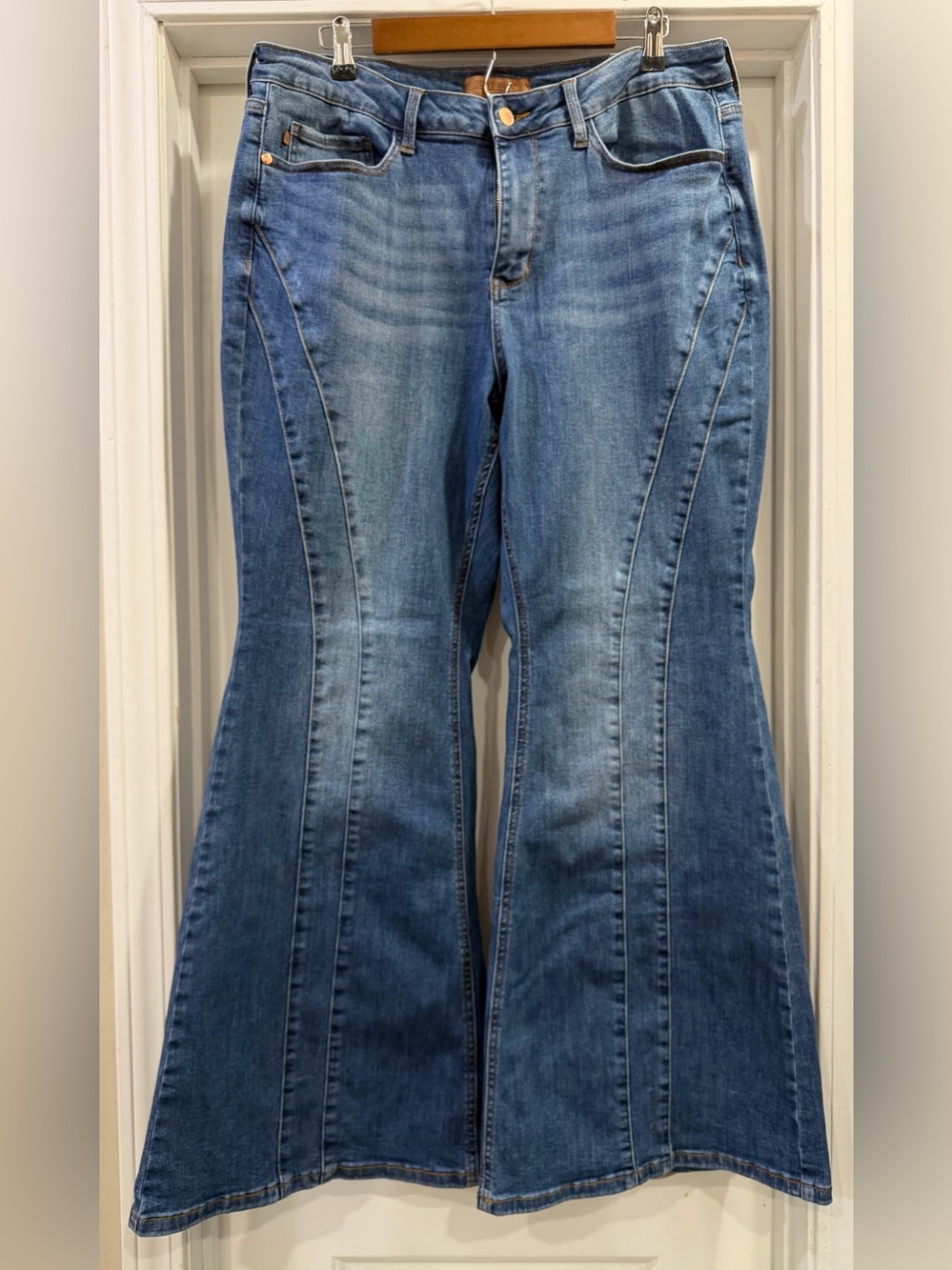 Judy Blue Flare Fit Stretch Blue Jeans Size 18W